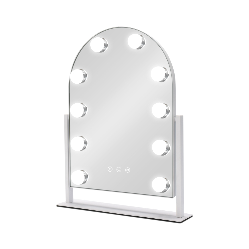Hollywood arch vanity mirror white 42cm