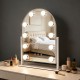 Hollywood arch vanity mirror white 42cm