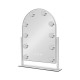 Hollywood arch vanity mirror white 42cm
