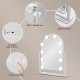 Hollywood arch vanity mirror white 42cm