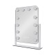 Hollywood rect vanity mirror white 42cm