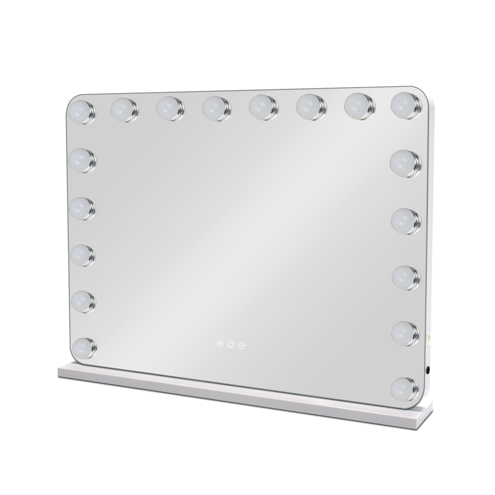 Hollywood bluetooth mirror white 62cm