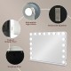 Hollywood bluetooth mirror white 62cm