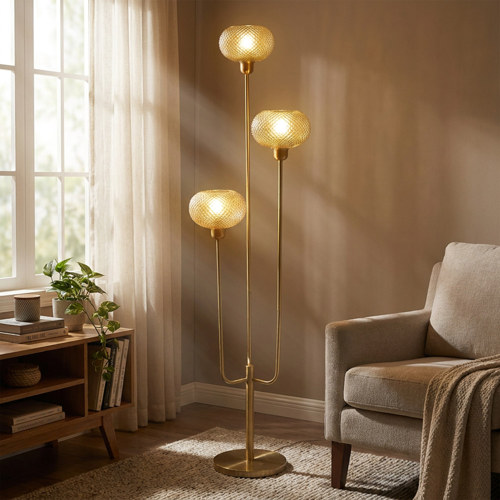 Zeynep metal floor lamp