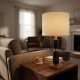 Calina marble table lamp black