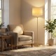 Yasmine metal floor lamp