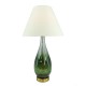 Calista glass table lamp green