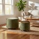 Ivy s/2 tray table stools green