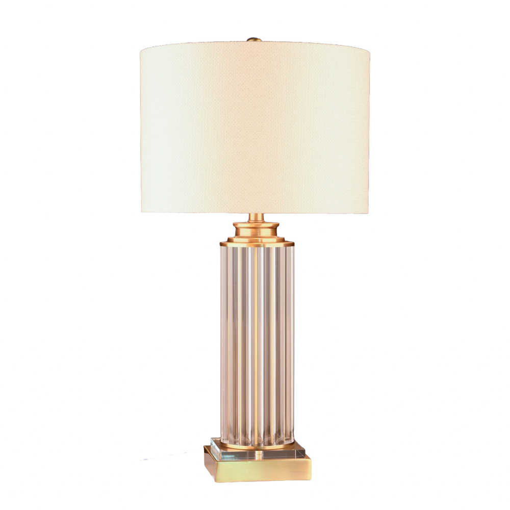 Paige glass acrylic lamp round 74cm