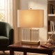 Paige glass acrylic lamp rectangle 59cm