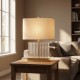 Paige glass acrylic lamp rectangle 59cm