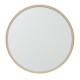 Venice round mirror gold/natural 90cm
