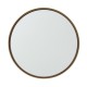 Venice round mirror gold/dark 90cm