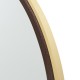 Venice round mirror gold/dark 90cm