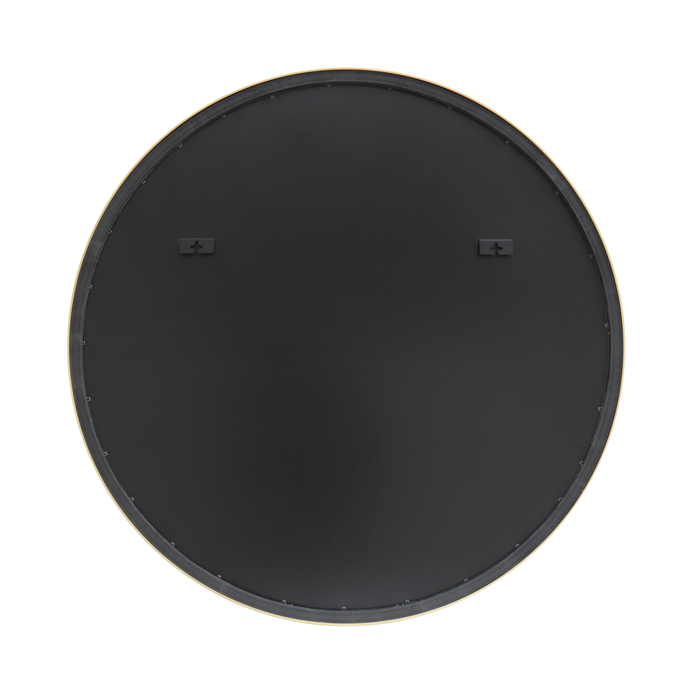 Venice round mirror gold/dark 90cm