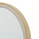 Venice pill mirror gold/natural 120cm
