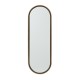Venice pill mirror gold/dark 120cm