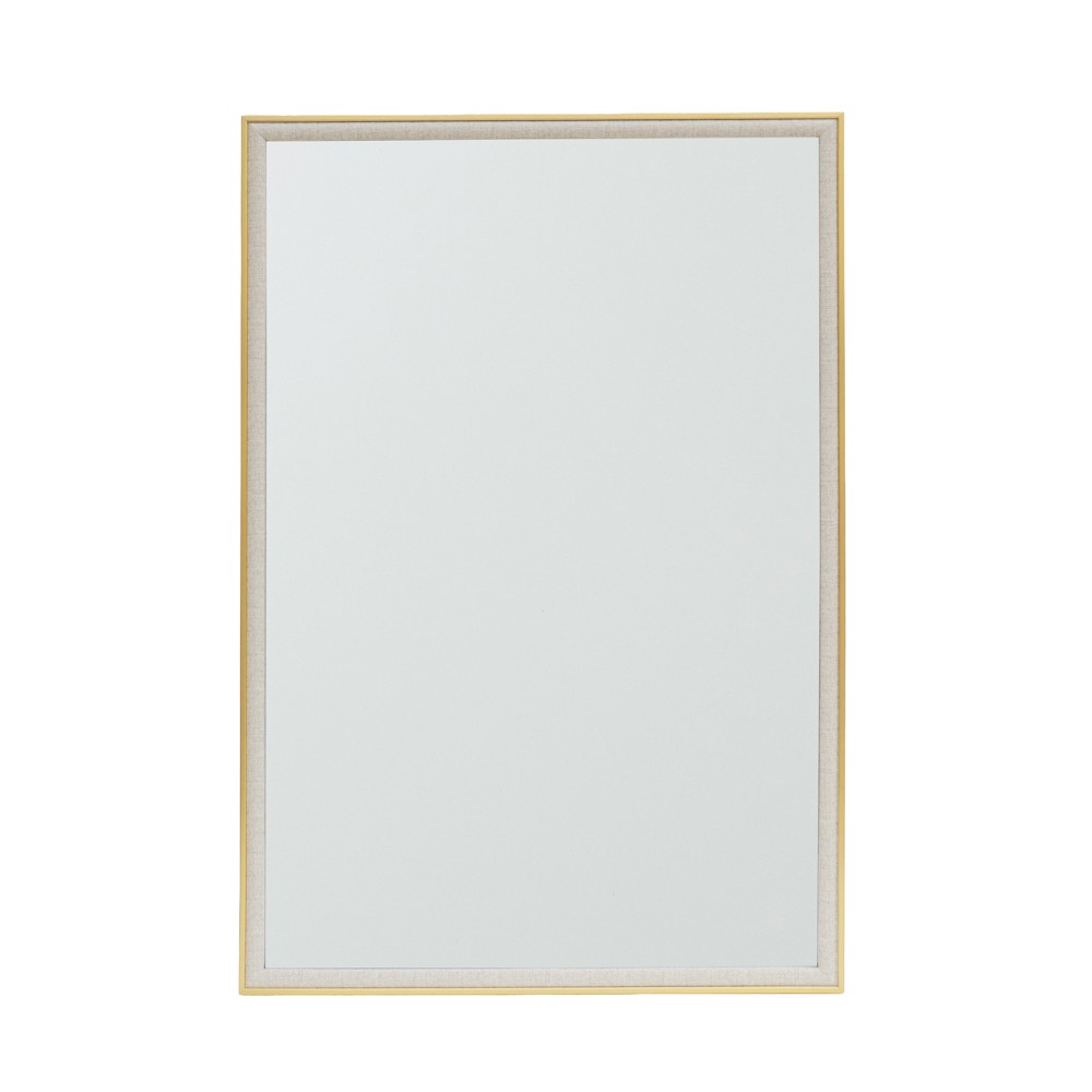 Venice rectangular mirror gold/natural 65x95cm