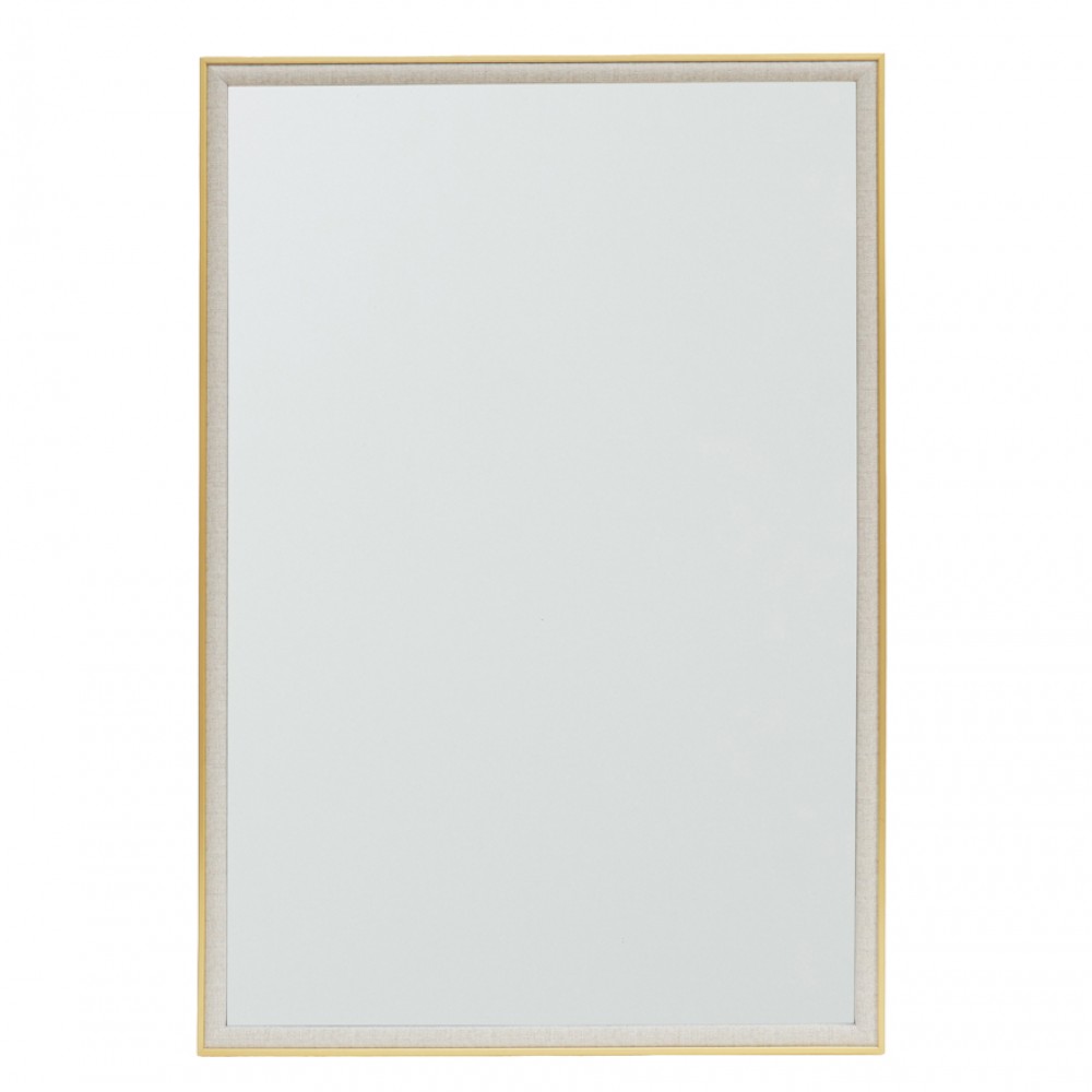 Venice rectangular mirror gold/natural 65x95cm