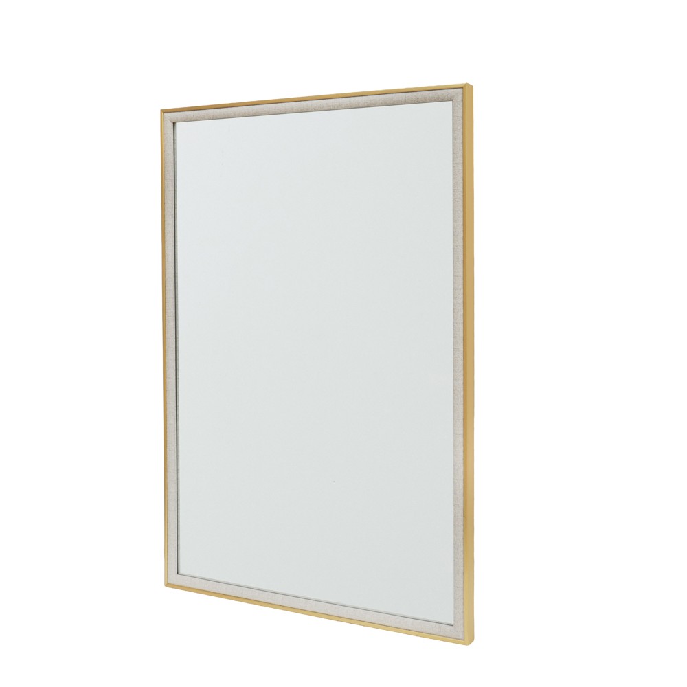 Venice rectangular mirror gold/natural 65x95cm