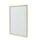 Venice rectangular mirror gold/natural 65x95cm