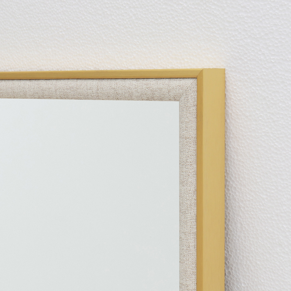 Venice rectangular mirror gold/natural 65x95cm