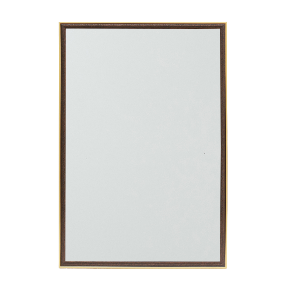 Venice rectangular mirror gold/dark 65x95cm