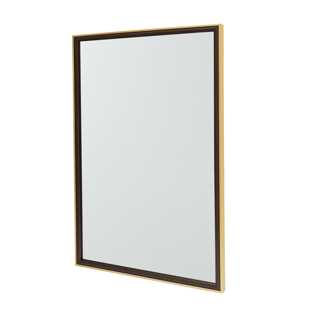 Venice rectangular mirror gold/dark 65x95cm