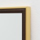 Venice rectangular mirror gold/dark 65x95cm
