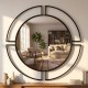 Marco round mirror black 100cm