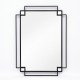 Marco wall mirror black 70 x 100cm