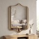 Lucia wall mirror gold 60 x 90cm