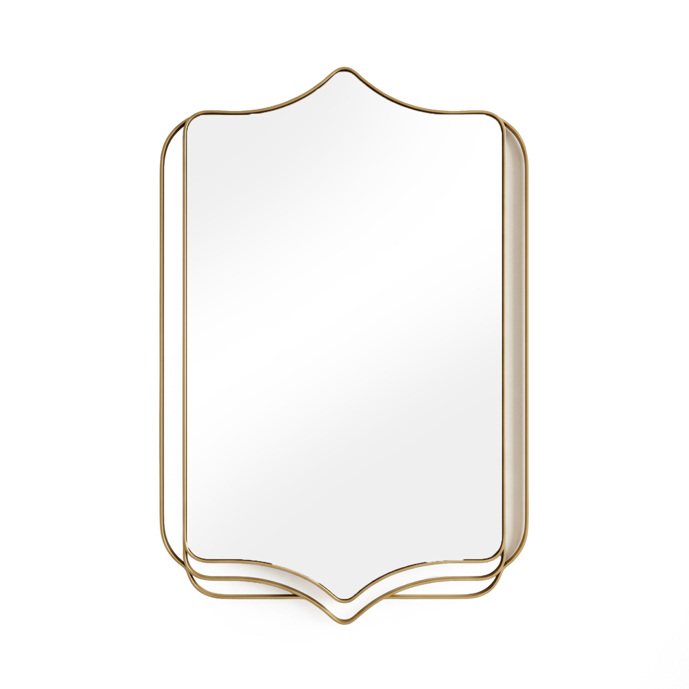 Lucia wall mirror gold 50 x 70cm